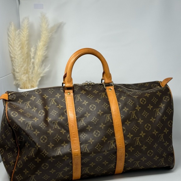 💯Authentic LOUIS VUITTON Monogram Keepall 50 Bag - Picture 5 of 10